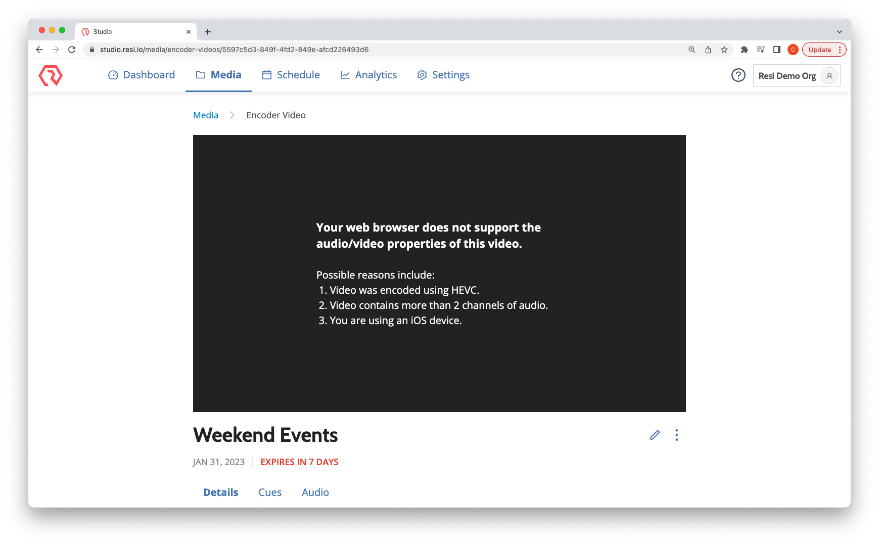 How Can I See Video That's Currently Encoding?